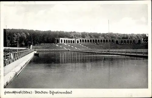 Ak Frankfurt an der Oder, Stadion Schwimmbad