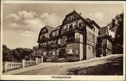 Ak Wernigerode im Harz, Erholungsheim Küsters Camp, Hauptgebäude