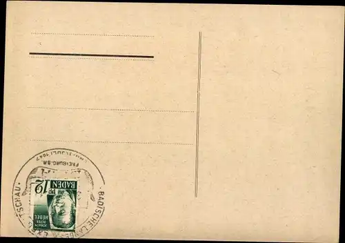 Ak Freiburg im Breisgau, Landes-Exportschau BIGA 1947