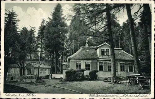 Ak Ohrdruf Thüringen, Waldrestaurant Scherershütte