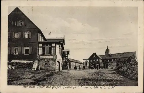 Ak Niederreifenberg Schmitten im Taunus, Großer Feldberg, Gipfel, Gasthäuser