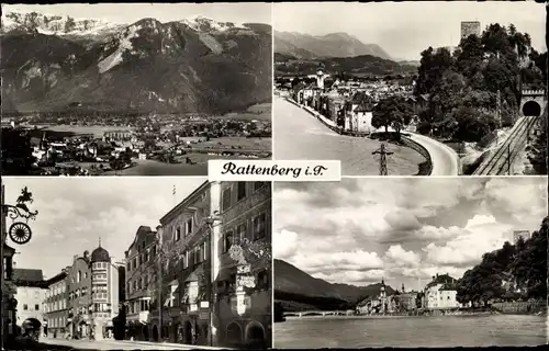 Ak Rattenberg Tirol, Blick auf Ort, Straße, Häuser