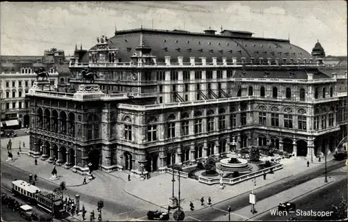 Ak Wien 1 Innere Stadt, Staatsoper