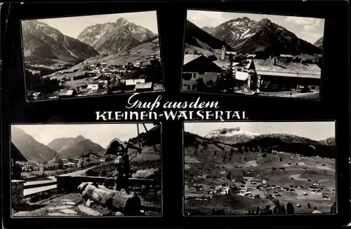 Ak Hirschegg Mittelberg im Kleinwalsertal Vorarlberg, Panorama