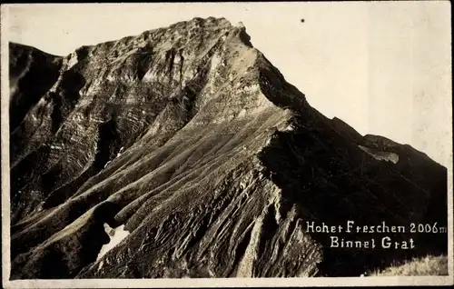 Ak Hoher Freschen Österreich, Binnel Grat