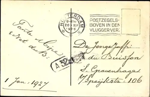 Ak Glückwunsch Neujahr, Kind, Zivilflugzeug