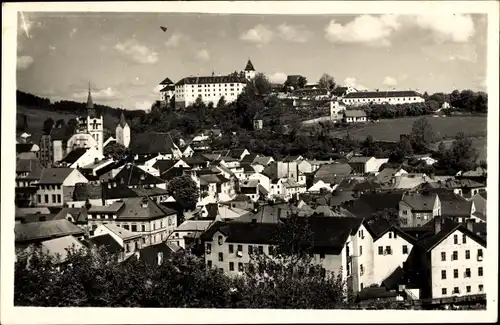 Ak Vimperk Winterberg Böhmerwald Südböhmen, Gesamtansicht