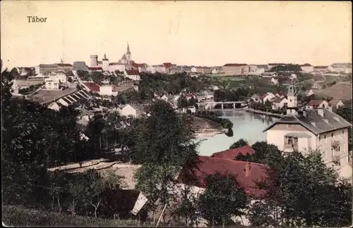 Ak Tábor Südböhmen, Totalansicht