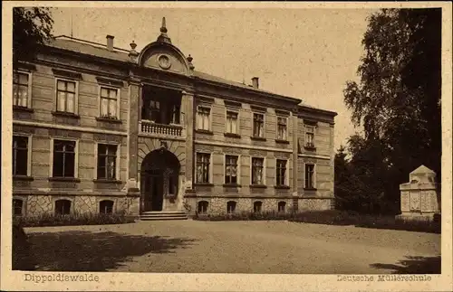 Ak Dippoldiswalde im Erzgebirge, Deutsche Mütterschule