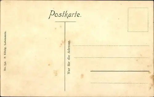Ak Hölle Naila Oberfranken, Gasthof Zum König David
