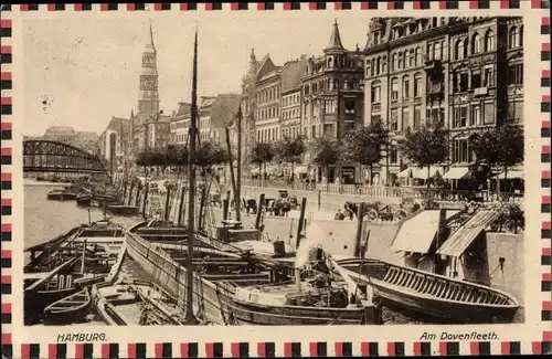 Ak Hamburg Mitte Altstadt, Dovenfleeth