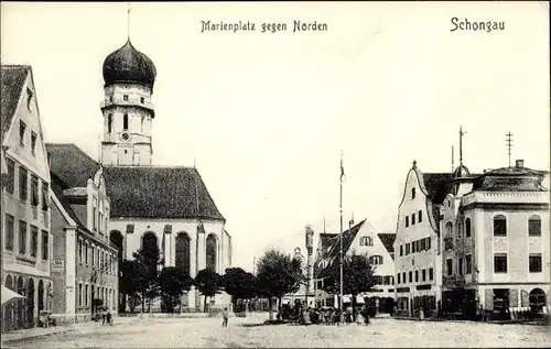 Ak Schongau in Oberbayern, Marienplatz