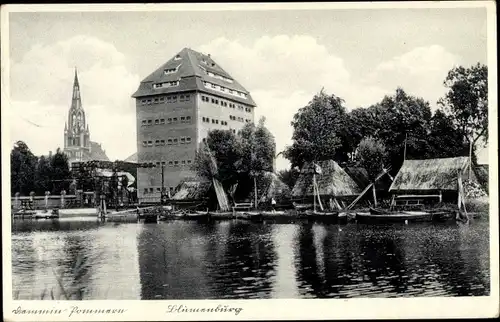 Ak Demmin in Vorpommern, Blumenburg