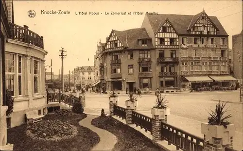 Ak Zoute Knokke Heist Westflandern, Hotel Nobus, Le Zomerlust