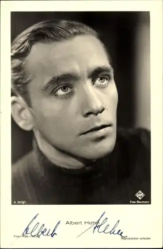 Ak Schauspieler Albert Hehn, Portrait, Autogramm