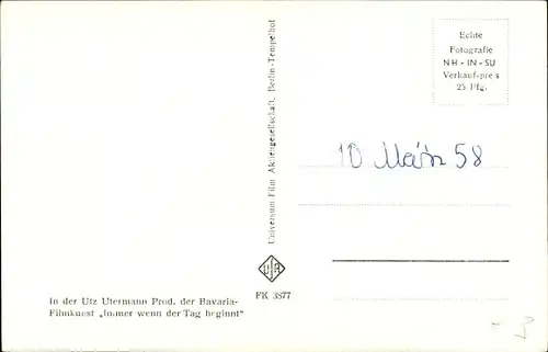 Ak Schauspieler Christian Wolff, Portrait, UFA, Autogramm