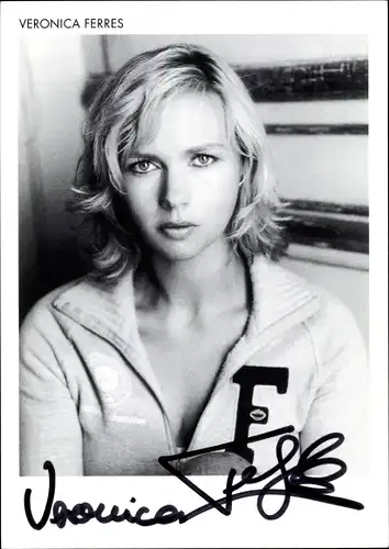 Ak Schauspielerin Veronica Ferres, Portrait, Autogramm