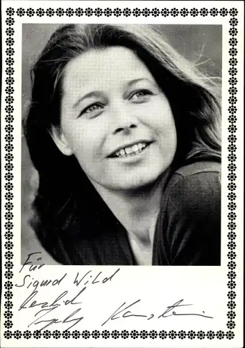 Autogramm Ingeburg Kanstein, Portrait, Ich wünsch mir einen Zirkus