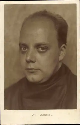 Ak Schauspieler Willi Gabold, Portrait, Autogramm