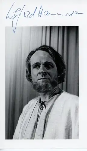 Foto Schauspieler Wilfried Hammacher, Portrait, Autogramm