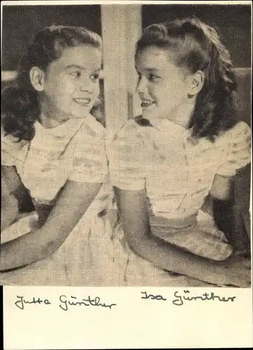 Foto Schauspielerinnen Jutta und Isa Günther, Portrait