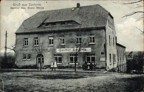 Ak Zschirla Colditz in Sachsen, Gasthof zu Zschirla