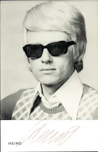 Ak Sänger Heino, Portrait, Autogramm