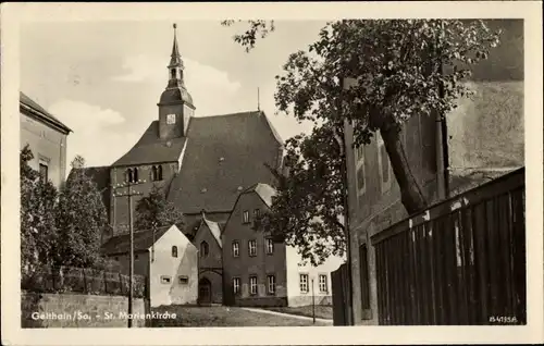 Ak Geithain in Sachsen, St. Marienkirche