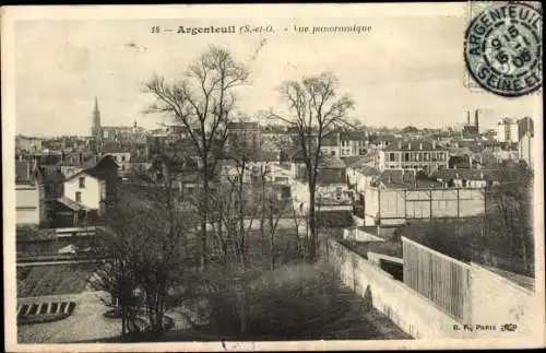 Ak Argenteuil Val d'Oise, Ortsansicht