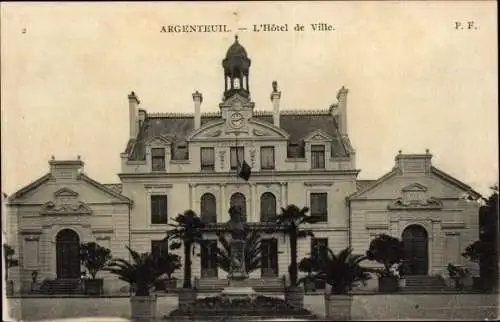 Ak Argenteuil Val d'Oise, Rathaus