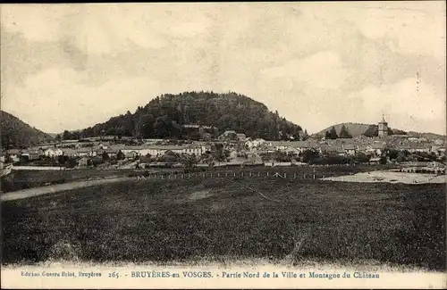 Ak Bruyères Vogesen, nördlicher Teil, Montagne du Chateau