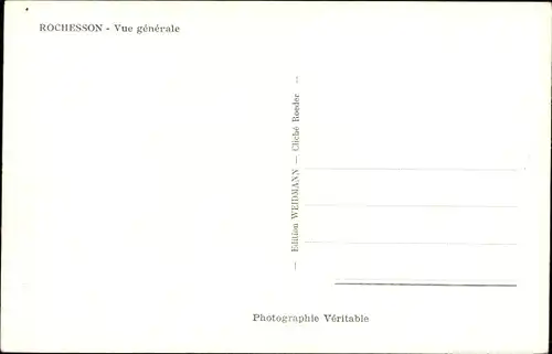 Ak Rochesson Vosges, Gesamtansicht