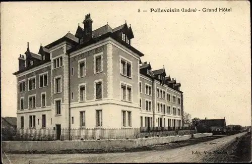 Ak Pellevoisin Indre, Grand Hotel