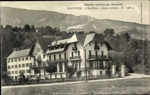 Ak Beauvezer Alpes de Haute Provence, Haute Vallee du Verdon, Alp-Hotel