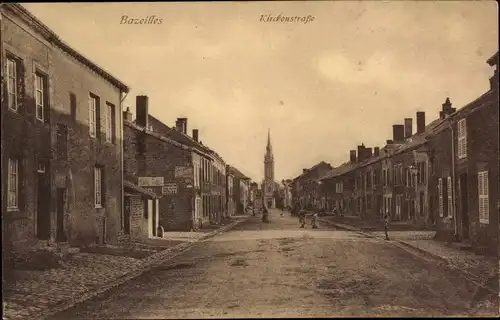 Ak Bazeilles Ardennes, Kirchenstraße