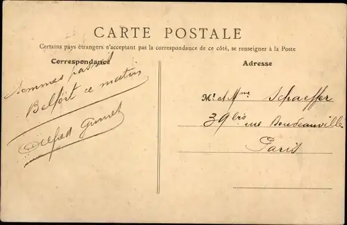 Ak Giromagny Territoire de Belfort, Gesamtansicht