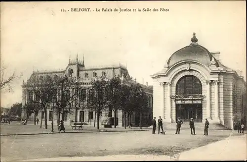 Ak Belfort Beffert Beffort Territoire de Belfort, Palais de Justice, La Salle des Fetes