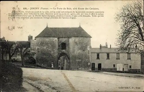 Ak Joigny Yonne, Porte du Bois, Seite Route des Cerisiers