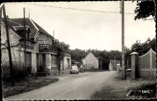 Ak Pont Saint Mard Aisne, Rue du Met, Debit