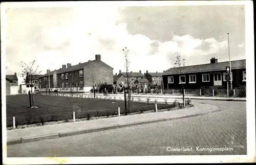 Ak Oosterland Zeeland, Koninginneplein