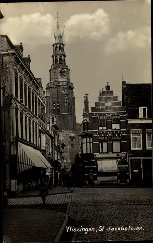 Ak Vlissingen Zeeland Niederlande, St.Jacobstoren