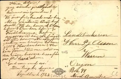 Ak Hafverö Schweden, Blick vom Kirchturm