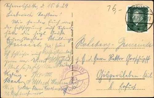 Ak Ohrdruf in Thüringen, Scherershütte