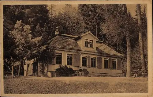 Ak Ohrdruf in Thüringen, Scherershütte