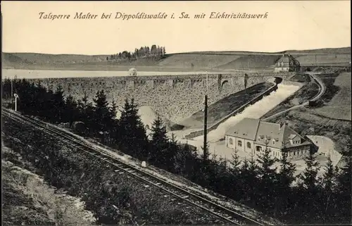 Ak Malter Dippoldiswalde, Talsperre Malter, Elektrizitätswerk