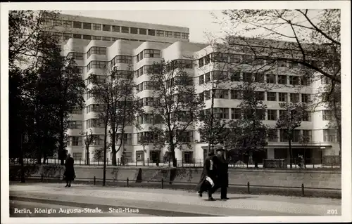 Ak Berlin Tiergarten, Königin Augusta-Straße, Shell-Haus