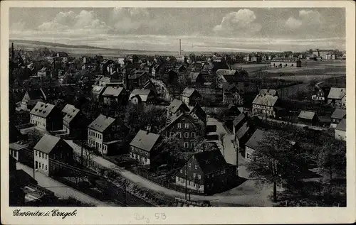 Ak Zwönitz im Erzgebirge Sachsen, Ortsansicht