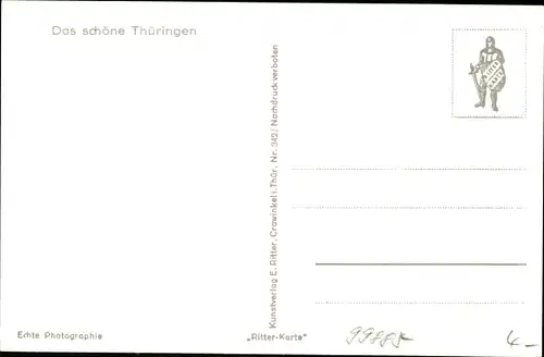 Ak Schwarzwald im Thüringischen Kreis Gotha, Blick auf Ortschaft und Umgebung