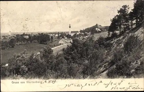 Ak Wartenberg Oberbayern, Panorama
