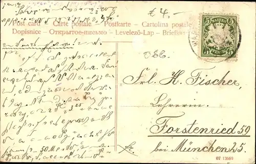 Ak Wartenberg Oberbayern, Panorama